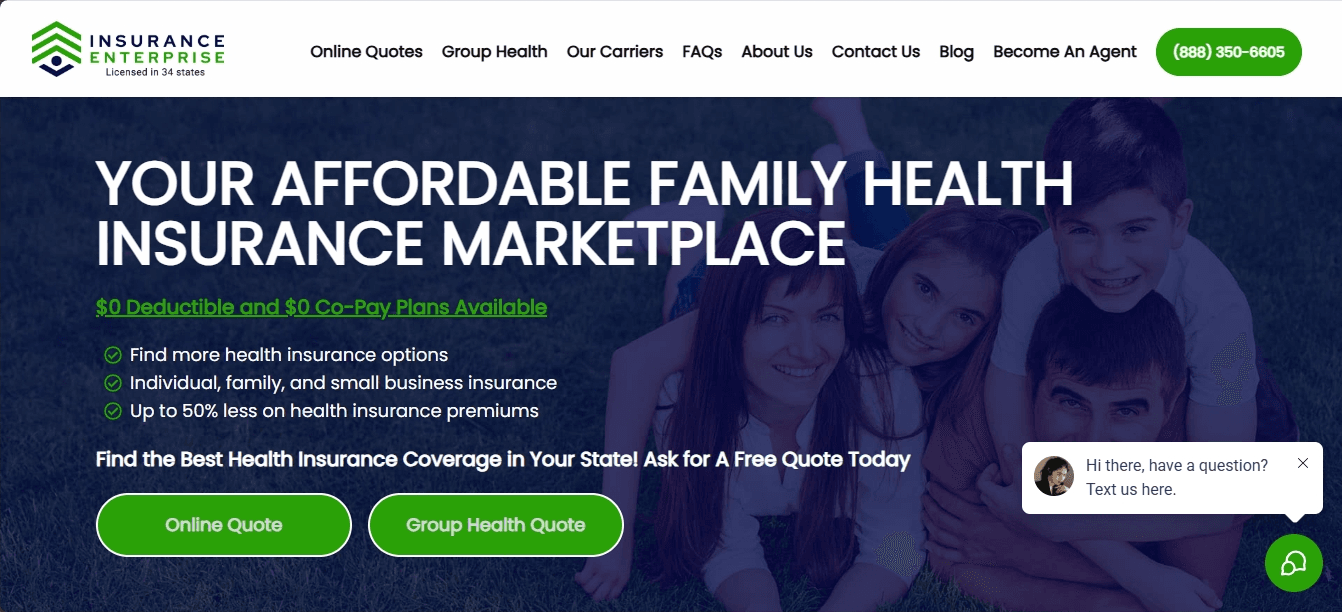 Insurance Enterprise USA Website