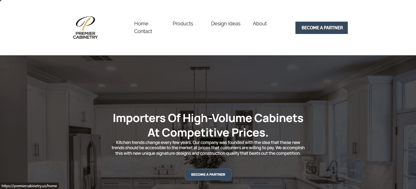 Premier Cabinetry Website